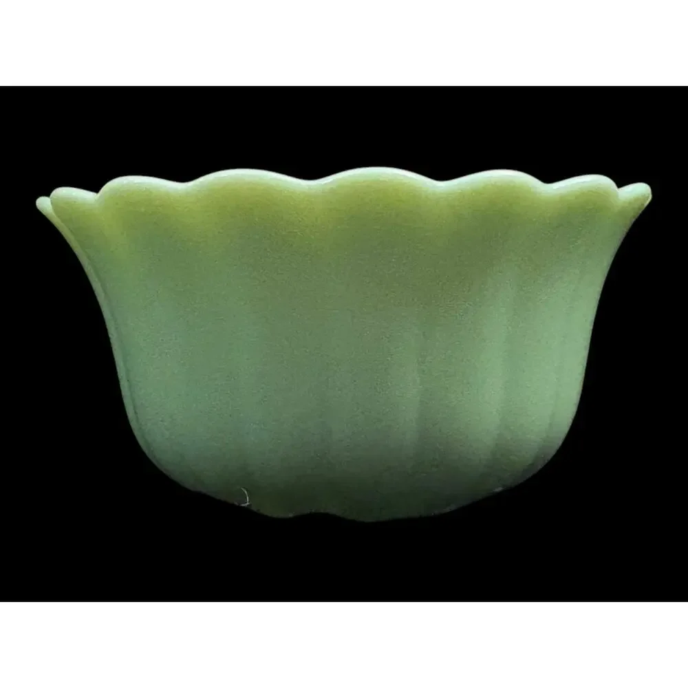 Pioneer Woman Timeless Beauty Green Jadeite Bowl Farmhouse Cottagecore 5.5”x5.5”